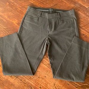 Grey checked Cropped Sloan pant